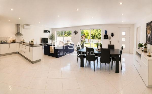 Plain-pied lumineux 110 m² – 3 chambres – terrasse sud
