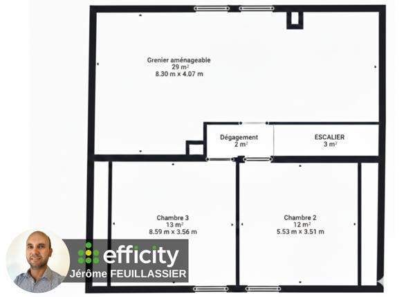 Maison 6 pièces - 120 m² Exclusivité efficity