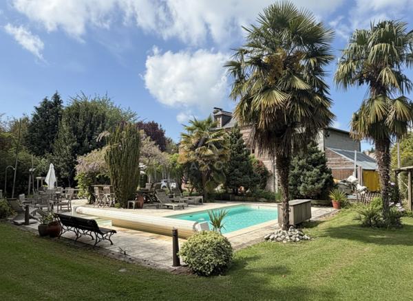 10 min Pont-lÉvêque  ensemble immobilier, deux maisons & piscine