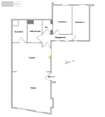 Appartement ancien à vendre à Aix-en-Provence dans les Bouches-du-Rhône (13090), ref : 10521/27   
Palais de Justice