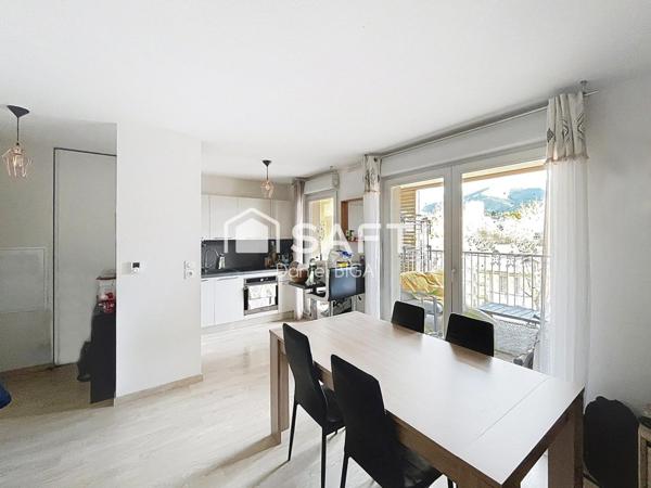 Appartement T3 de 62 m2 avec place de parking en sous sol