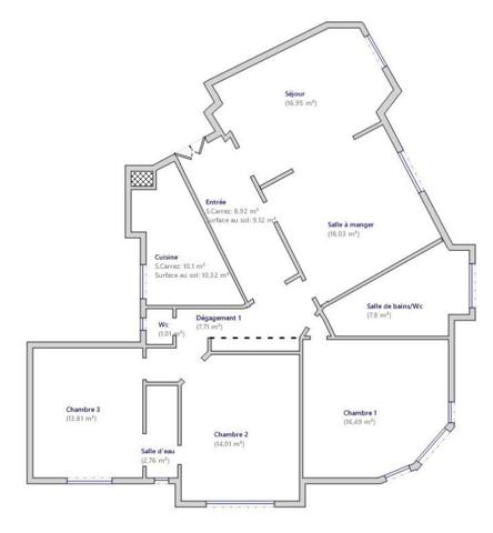 EXCLUSIVITE - PARIS VI - RUE DE SEVRES- BON MARCHE - SQUARE PRIVE - 3 CHAMBRES