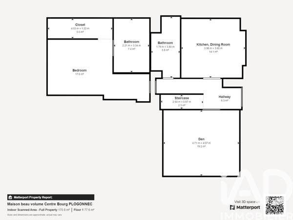 Maison à vendre 9 pièces 149 m² Plogonnec