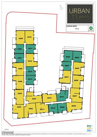 Appartement T3 à vendre  3 pièces - 63,82 m2 NARBONNE - 11