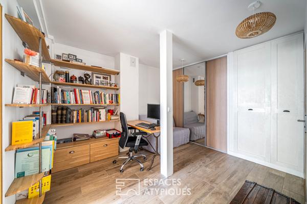 Appartement traversant avec balcon