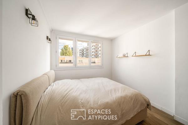 Appartement traversant avec balcon