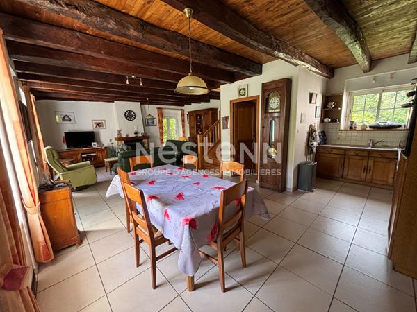 Maison en pierres à vendre à Saint Guyomard - Vie de plain pied / terrain constructible / divisible / Bretagne / Morbihan Sud