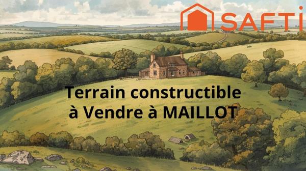 aux portes de SENS, terrain constructible plat
