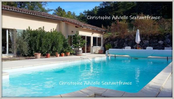 Grande maison de 5 chambres avec piscine, complexe d'hébergements insolites sur presque 7ha