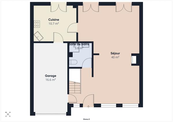 Maison familiale avec terrasse et jardin Versailles Porchefontaine 107m², 3 chambres
