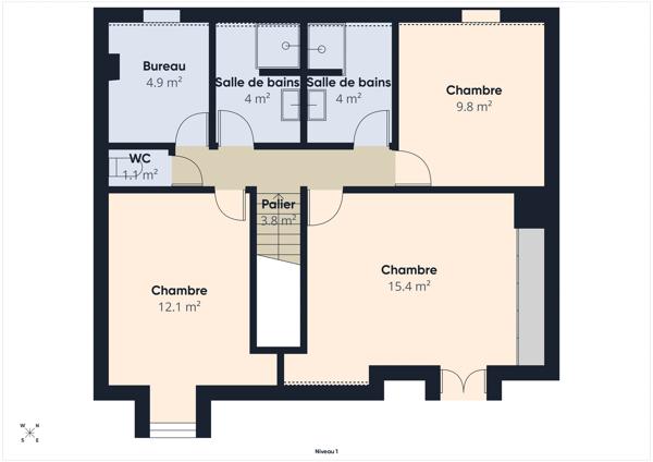 Maison familiale avec terrasse et jardin Versailles Porchefontaine 107m², 3 chambres