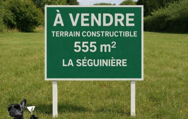 Vente Terrain Réf : Pétunia La seguiniere   