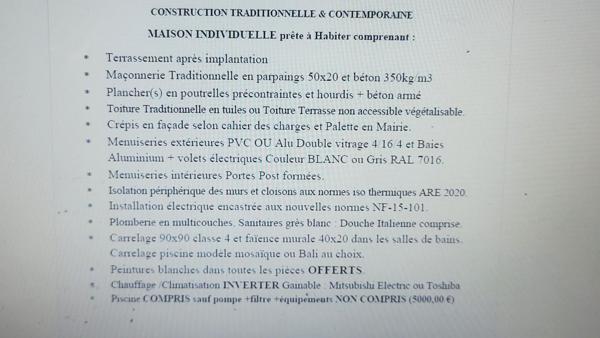 Allauch Fontvieille Maison d'architecte de 160 m² avec piscine sur terrain 1000 m²