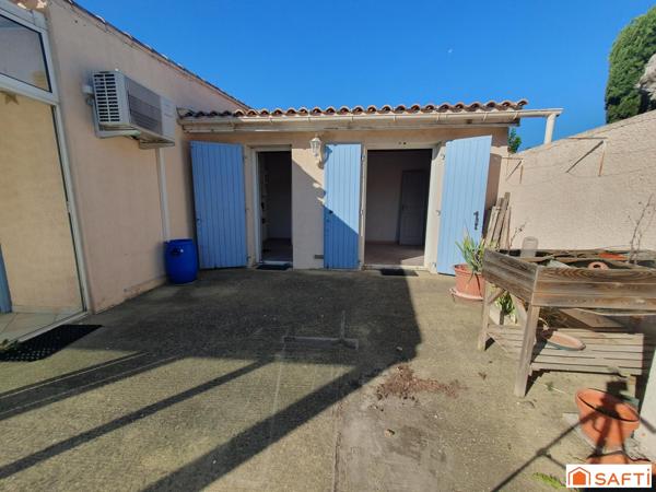 maison plain-pied - 3 chambres - véranda - jardin