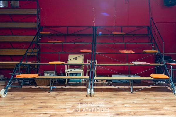 Théâtre et loft d’artiste dans une ancienne menuiserie – La Plaine