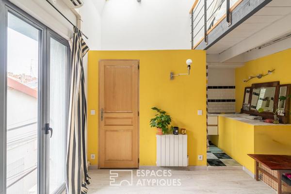 Théâtre et loft d’artiste dans une ancienne menuiserie – La Plaine