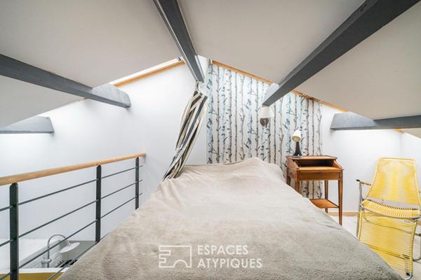 Théâtre et loft d’artiste dans une ancienne menuiserie – La Plaine