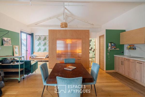 Théâtre et loft d’artiste dans une ancienne menuiserie – La Plaine