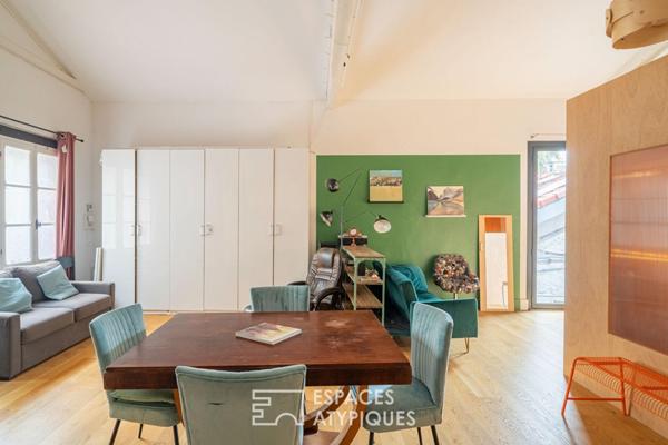 Théâtre et loft d’artiste dans une ancienne menuiserie – La Plaine