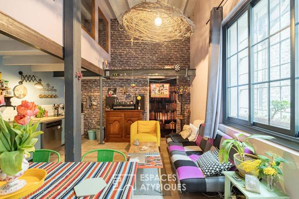 Théâtre et loft d’artiste dans une ancienne menuiserie – La Plaine