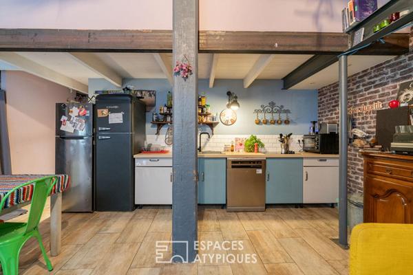 Théâtre et loft d’artiste dans une ancienne menuiserie – La Plaine