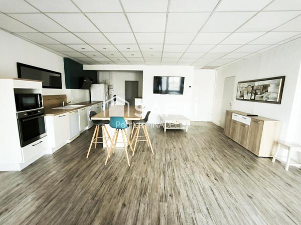 Appartement T3, en RDC, 2 chambres, 2 salles d'eau