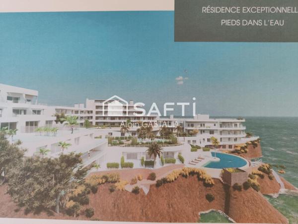 Appartement T2 Haut de Gamme face à la Mer dans une résidence sécurisée Pieds dans l'eau