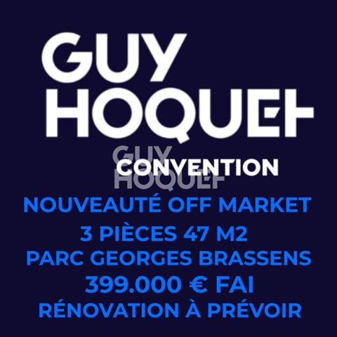 Appartement Paris 3 pièce(s) 47 m2