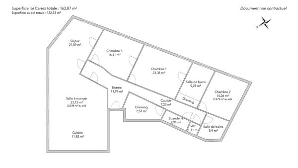 Appartement Paris 17 e - PEREIRE