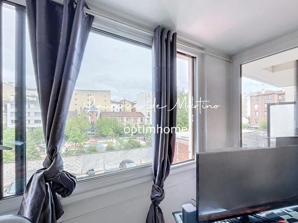 Appartement à vendre La Garenne-Colombes – 2 pièces avec loggia, hauteur et vue dégagée