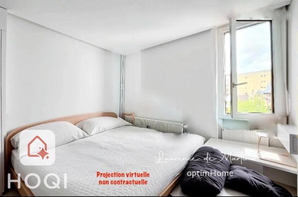 Appartement à vendre La Garenne-Colombes – 2 pièces avec loggia, hauteur et vue dégagée