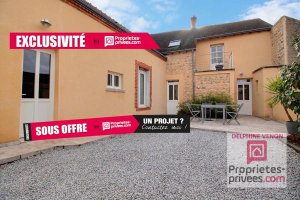 Exclusivité - Maison de ville avec vie en plain pied à 2 pas des commerces à Châteauneuf Sur Loire