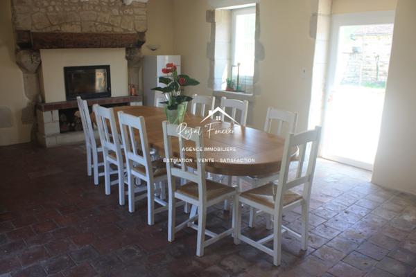 VUE SUR LA CAMPAGNE ET SUR LA PISCINE