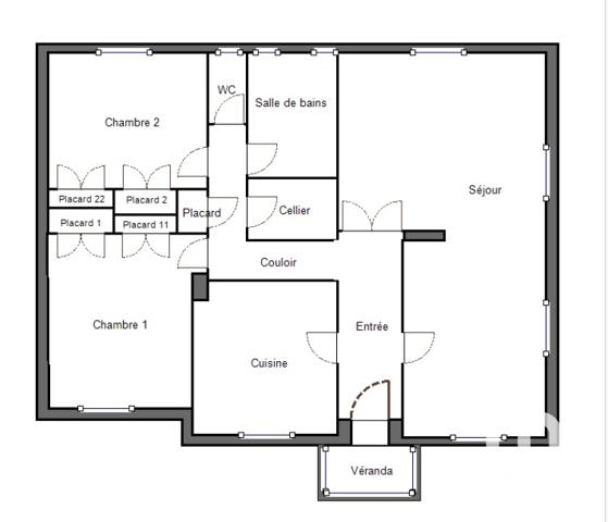 House for sale 3 rooms 101 m² Clermont-Ferrand