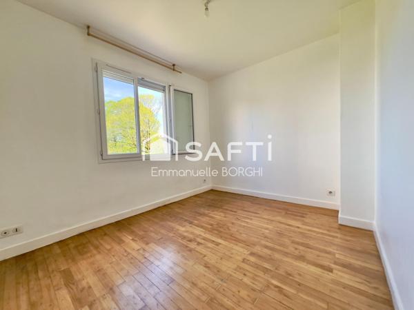 Maison 4 chambres, garage, jardin, sous-sol de 75m2