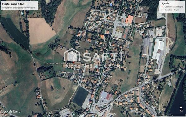 Rare : Terrain viabilisé 5 mn à pied des commerces