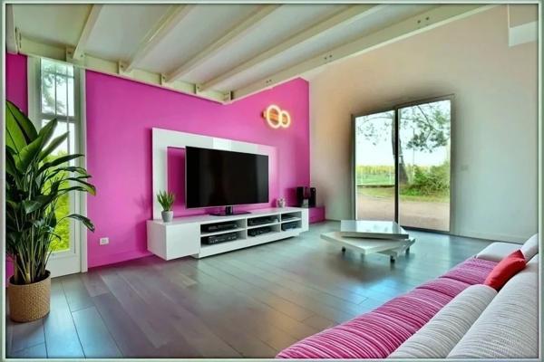 Maison contemporaine , studio d'invités, garage, piscine , pool house sur 5090 M2 de parc