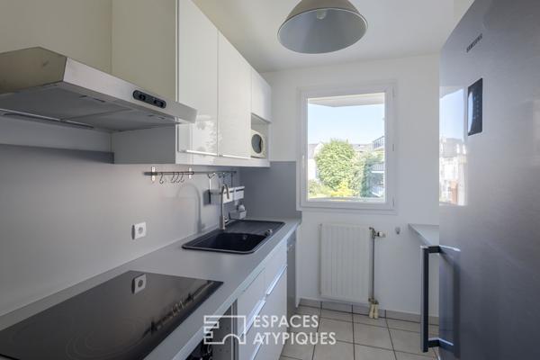 Appartement meublé proche gare avec balcon et parking