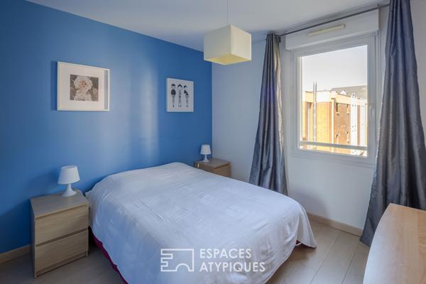 Appartement meublé proche gare avec balcon et parking