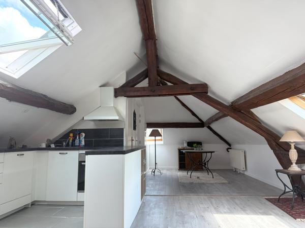 Villennes-sur-Seine (78670) Location Aigremont centre, 2 pièces 38m² Carrez, 81m² au sol - Parking intérieur - étage 3/3 -