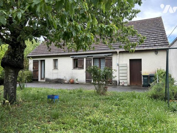 Maison T4 de plain-pied - garage - Jardin. 509 m² cadastré.