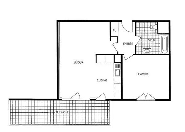 Appartement à louer 2 pièces 47.6m² Chartres (28000)