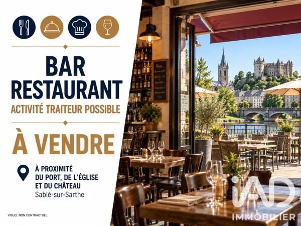 Restaurant à vendre 79 m² Sablé-sur-Sarthe