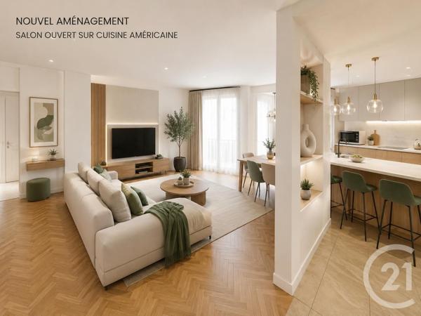 Appartement F4 à vendre  4 pièces - 66,52 m 2   LYON  - 69007