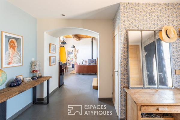 Charmante longère rénovée avec piscine intérieure et dépendance