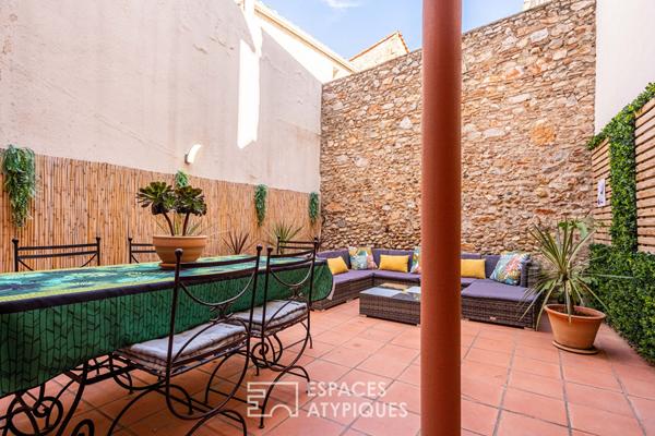 Superbe maison de village rénovée avec cour intérieure