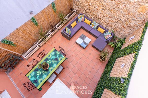 Superbe maison de village rénovée avec cour intérieure