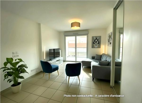 Appartement Villeurbanne 2 pièces 39 m2 avec balcon de 8m²