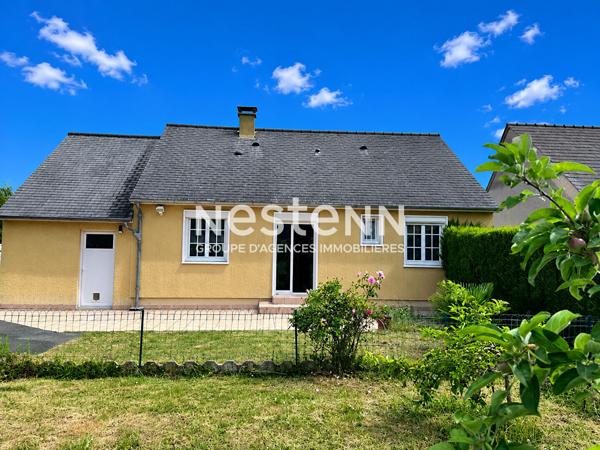 Jolie maison de plain-pied 74.69 m² avec 3 chambres, jardin à vendre à Montval-sur-Loir, quartier résidentiel calme de Château-du-Loir (72500)