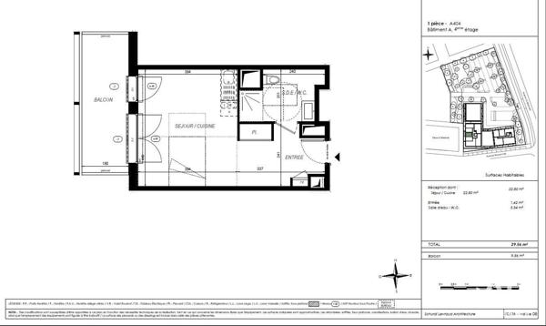 Studio à vendre 29 m² Villenave-d'Ornon